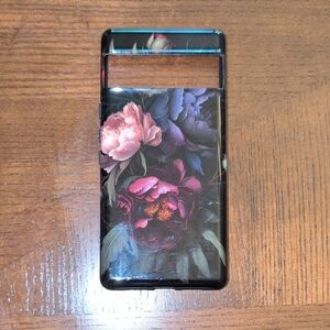 Floral Phone Case with Pink and Purple Flowers
